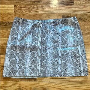 Alice + Olivia Blue Gray Mini Pencil Skirt